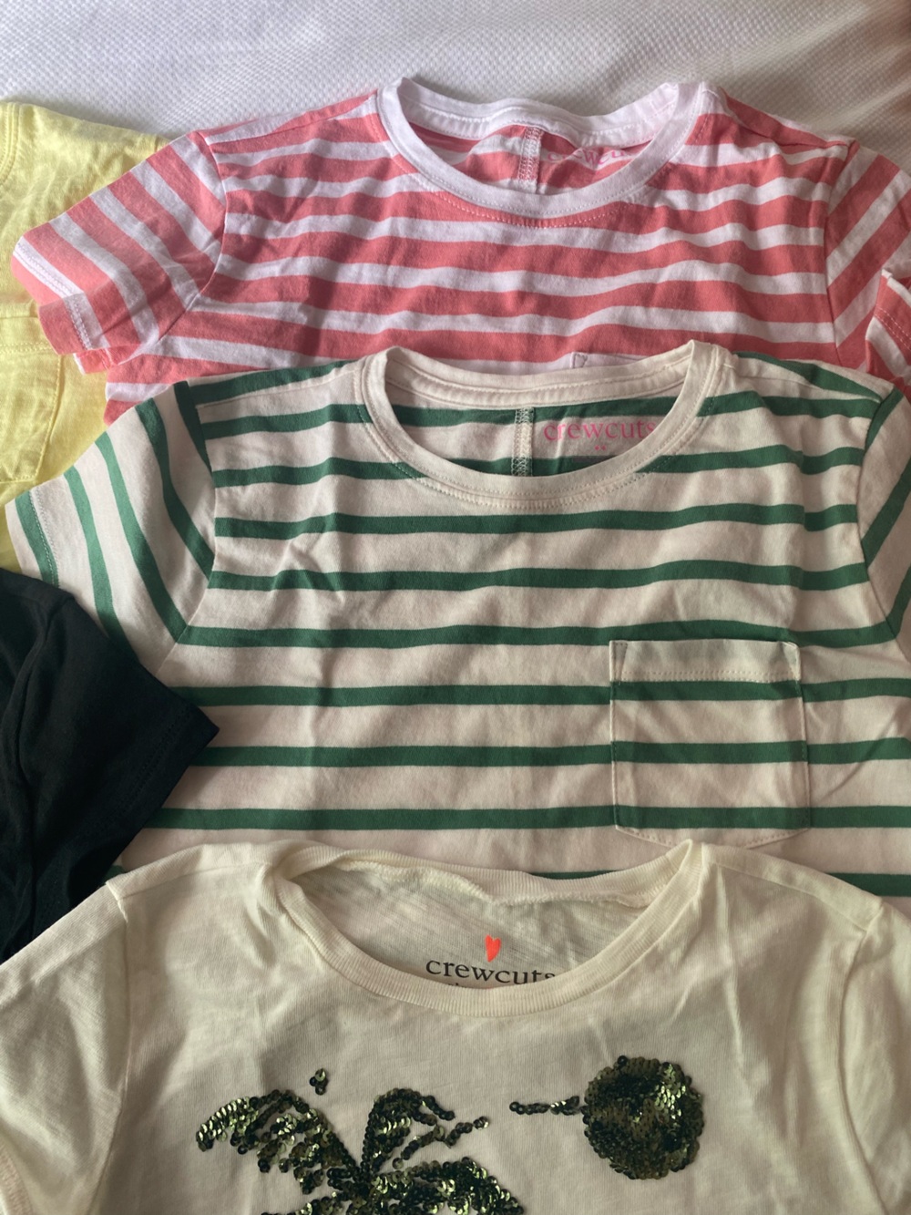 NWOT Crewcuts girl t-shirts 6 - size S (6-7)